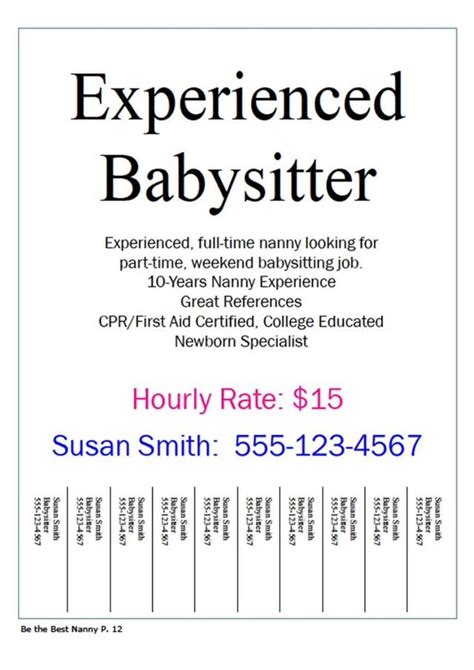 Dec 16, 2023 - Starting at $17. . Babysitternanny jobs